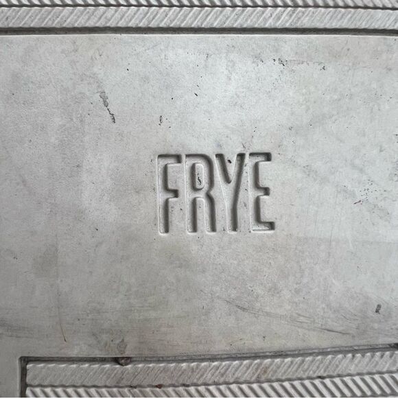 Frye Gemma Kiltie Women's Size 6 Suede Leather Slip-On Color Smoke Gray - Picture 11 of 12